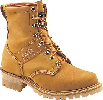 Carolina 8" Insulated Logger work boot 7815- Wheat