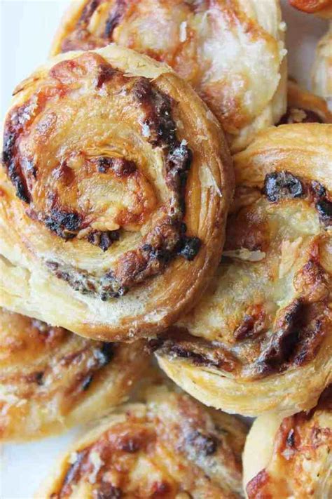 Puff Pastry Pinwheels With Bacon And Cheese Slow The Cook Down