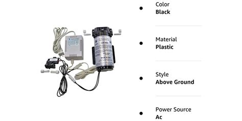 Aquatec 8800 Booster Pump Kit