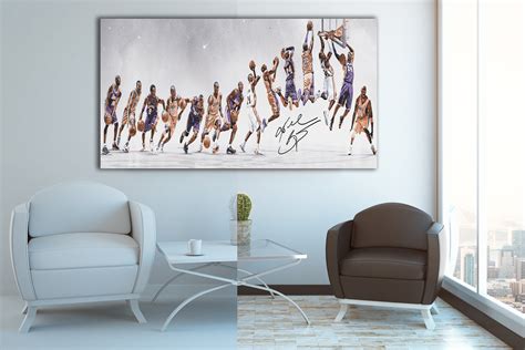 Timeline Kobe Bryant Quote Digital Canvas Print Canvas Ready To Hang Or Poster Kobe Bryant