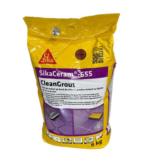 SikaCeram 655 CleanGrout Brown 5 Kg