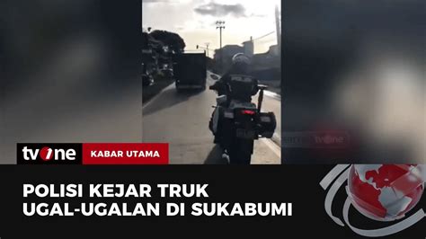 Viral Aksi Polisi Kejar Sopir Truk Ugal Ugalan Di Sukabumi Kabar