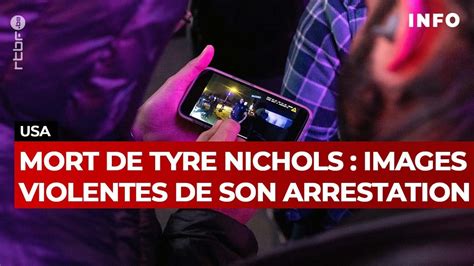 Mort De Tyre Nichols Les Images Violente De Son Arrestation Rtbf Info Youtube