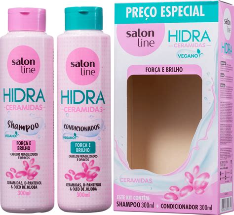 Kit Salon Line Hidra Ceramidas Duo Beleza Na Web