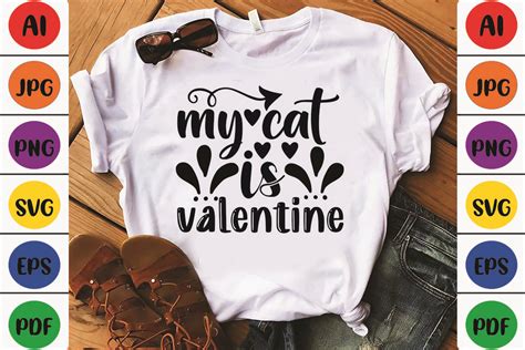 My Cat Is Valentine Graphic By Design Shop Creative Fabrica