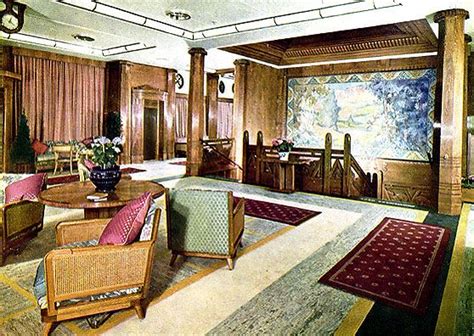 Tourist Class Lounge The First Class Main Entrance In The EMPRESS OF