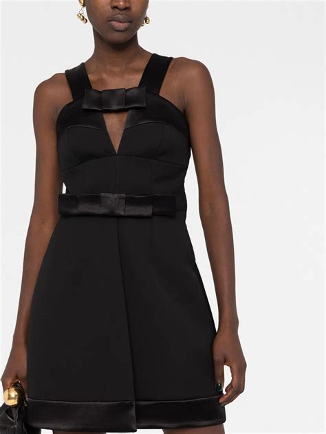 Jil Sander Bow Detail Mini Dress Farfetch