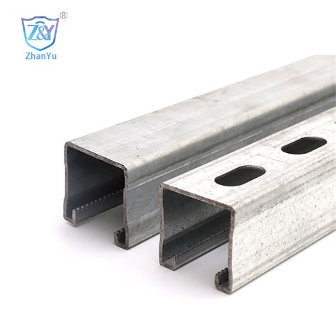 Factory Price Zinc Unistrut Channel Steel C Type Support Channel Hot DIP Galvanized Unistrut