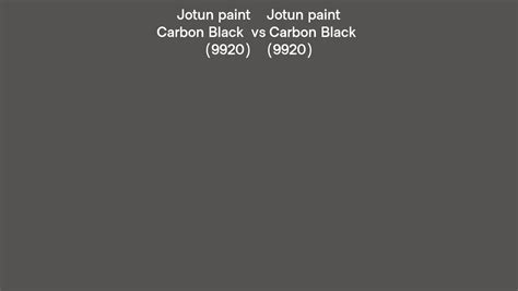 Jotun Paint Carbon Black Vs Carbon Black Side By Side Comparison