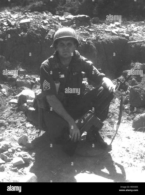 First Sergeant 1st Cavalry Division Vietnam Stock Photo - Alamy