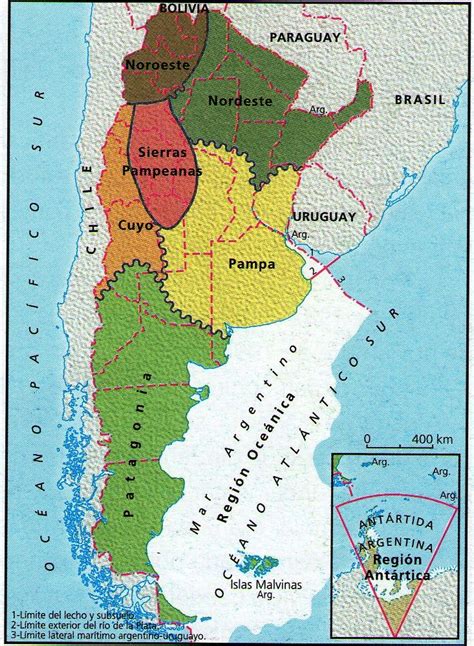 Regiones De Mi Pais Identificar Las Regiones En El Mapa De Argentina