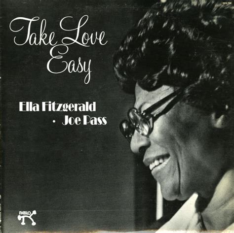 Ella Fitzgerald Joe Pass Take Love Easy Lp Vinyl Record