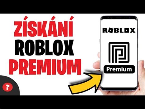 Jak ZISKÁT ROBLOX PREMIUM v ROBLOXU Návod Roblox Mobil