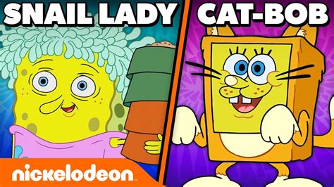 60 MINUTES Of SpongeBobs BEST Costumes Nicktoons YouTube