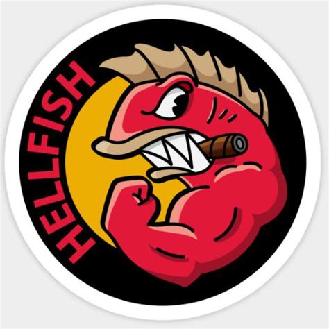 Simpsons Hellfish Sticker Pro Sport Stickers