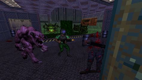 Map Nukage Facility Image DOOM 64 Absolution TC Remastered Mod For