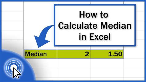 How To Calculate The Median In Excel Quick And Easy YouTube