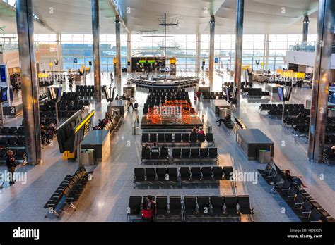 London Heathrow Airport Terminal 2 Departure Lounge Interior