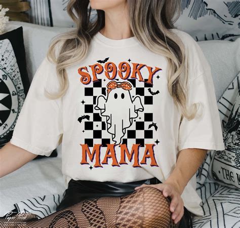 Spooky Mama Png Svg Spooky Mom Svg Halloween Shirt T For Mom Spooky Svg Halloween Mama