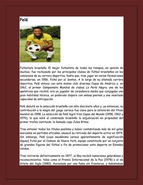 Biografias De Personajes Famosos En La Historia Pdf