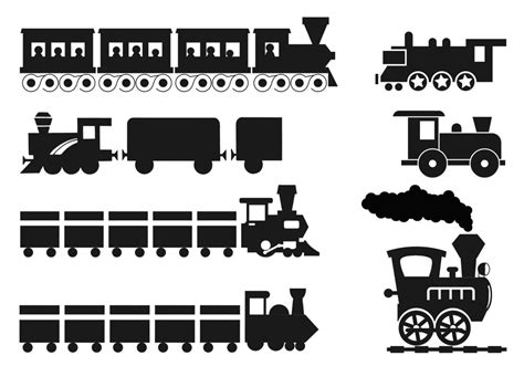 Cartoon Train Vector Pack 57215 Vector Art at Vecteezy