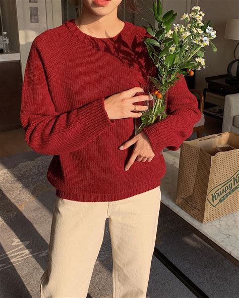 Red Sweater And Blue Jeans Outfit Artofit