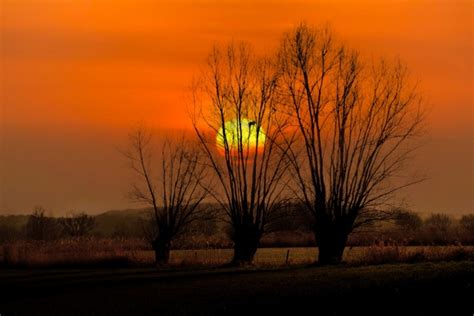 Sunset, Landscape, Evening Free Stock Photo - Public Domain Pictures