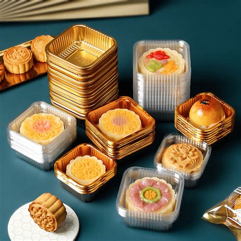 Yesbay Pcs Various Sizes Food Grade Moon Cake Trays Waterproof Thick