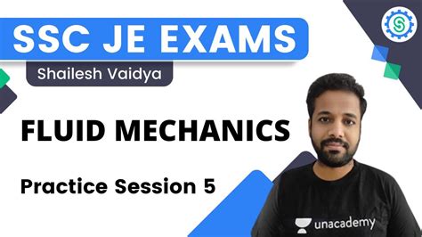 Fluid Mechanics Practice Session Ssc Je Exams Shailesh Vaidya