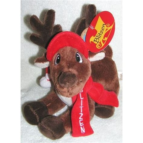 2010 Plush 7 Santa Claus Reindeer Blitzen