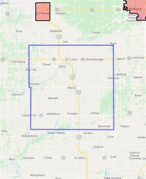 Usda Home Loan Eligible Regions Of Gratiot County Michigan