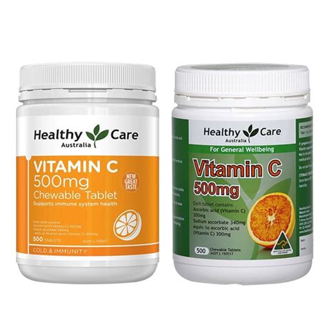 Vi N Nhai Healthy Care Vitamin C Mg V M U M I C A C