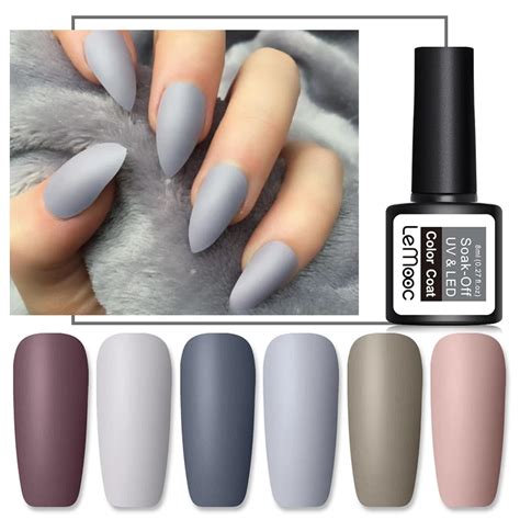 Lemooc Ml Couche De Finition Mate Vernis Ongles Couleur Gel Uv S Rie