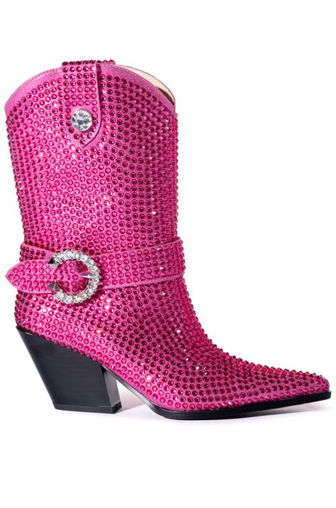 Azalea Wang Nash Rhinestone Tall Western Boot Online Sukan Co In