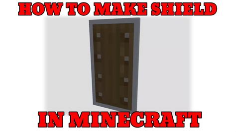 How To Make Shield In Minecraft 🤔 Youtube