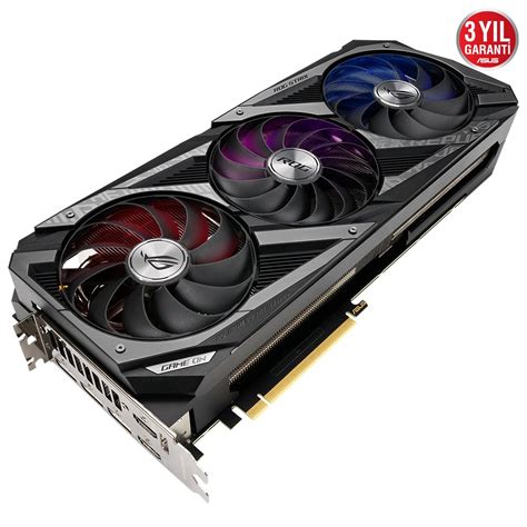 ASUS ROG Strix GeForce RTX 3090 24GB OC GDDR6X 384 Bit Ekran Kartı