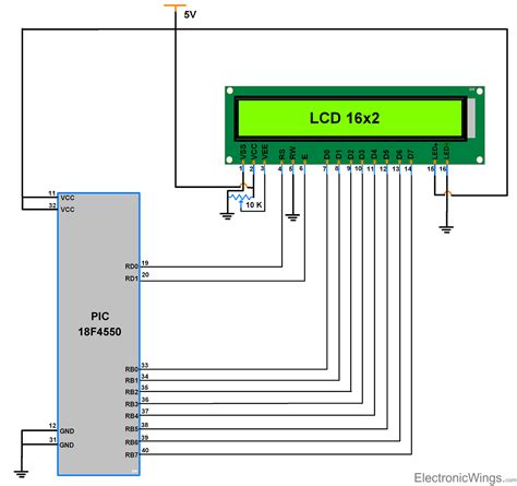 Makerobot Education Lcd X Interfacing With Pic F