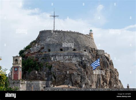 The Old Fortress Corfu Greece Stock Photo Alamy