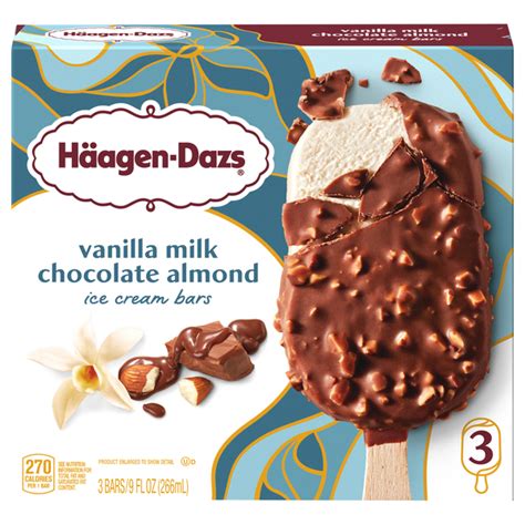 Save On Haagen Dazs Ice Cream Bars Vanilla Milk Chocolate Almond 3 Ct