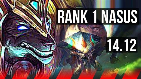 Nasus Vs Skarner Top Rank 1 Nasus 9 Solo Kills 912 Legendary