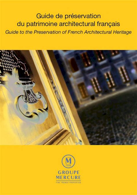 PDF Guide de préservation du patrimoine architectural français