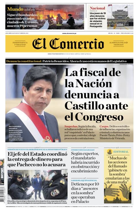 El Comercio On Twitter Buenos D As Hoy En Portada De El Comercio