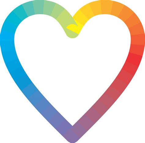 Rainbow Heart Clipart Best