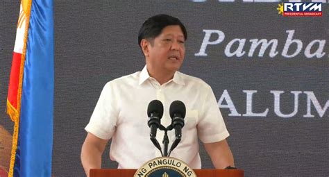 Pia Speech By President Ferdinand R Marcos Jr At The Distribution