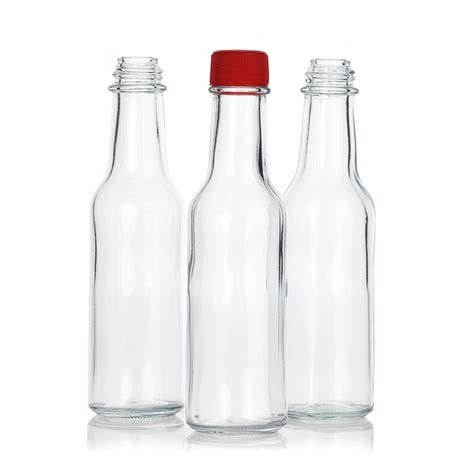 Hot Sale 90ml 100ml 150ml Round Glass Bottles For Sauces Glass Chili Sauce Bottle Sauce Bottle