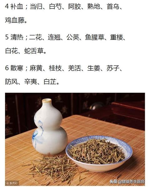 180味常用中藥功效歸類表，珍貴全集，建議收藏！ 每日頭條