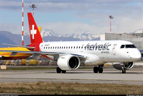 HB AZF Helvetic Airways Embraer E190 E2 ERJ 190 300 STD Photo By