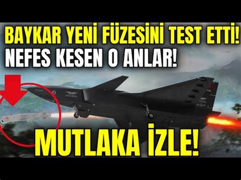 BAYKAR IN YENİ FÜZESİNİN İLK ATIŞI NEFES KESEN TEST GÖRÜNTÜLERİ