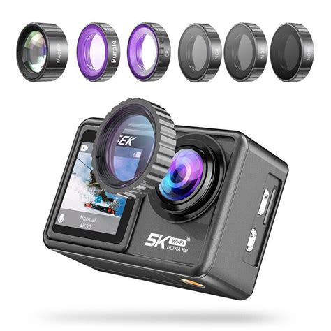 กล้อง Gopro Hero 5กล้องแอ็กชันสีดำ4k 30 Fram Sports Ultra Hd Dv Wifi