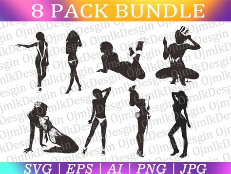 Sexy Women Svg Bundle Ladies Body Svg Sex Silhouette Svg Etsy